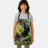 Luzifer der Schwarze Hase: Ein dunkles Bündel Misc Schürze (Insitu)