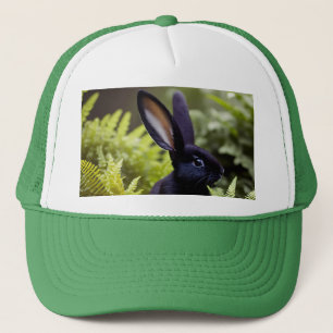 Luzifer der Schwarze Klein Hase, Lastwagenhalden Truckerkappe