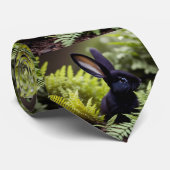 Luzifer der Schwarze Kleine Hase, Neck Tie Krawatte (Gerollt)