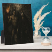 Luzifer und Diana - Hexenschrift Fotoplatte (Seite)