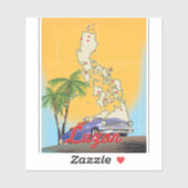 Luzon Philippines Reiseposter Aufkleber (Blatt)