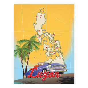 Luzon Philippines Reiseposter Fotodruck