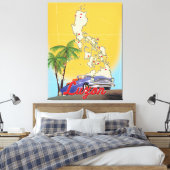 Luzon Philippines Reiseposter Leinwanddruck (Insitu (Schlafzimmer))