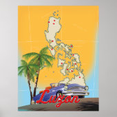 Luzon Philippines Reiseposter Poster (Vorne)