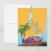 Luzon Philippines Reiseposter Postkarte (Vorne/Hinten)