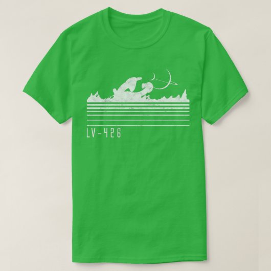 LV426 Horizon - ein Ton T-Shirt (Design vorne)