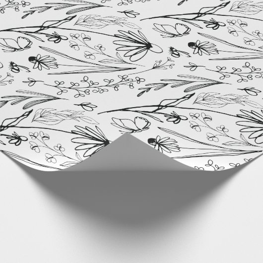 LV Blumenpapier Geschenkpapier (Ecke)