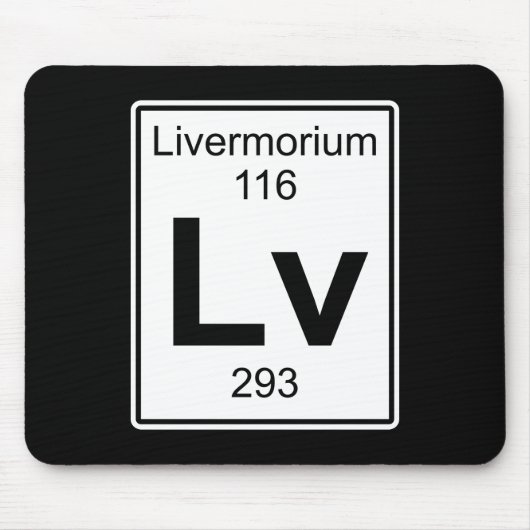 Lv - Livermorium Mousepad (Vorne)