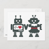 LV - Roboter - Liebe Postkarte (Vorne/Hinten)