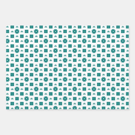 LV VANILLA&PEPPERMINT GESCHENKPAPIER SET (Vorderseite)