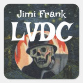 LVDC QUADRATISCHER AUFKLEBER (Vorderseite)