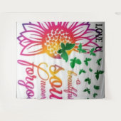 LVE U and FARBE VOLLSTÄNDIGE DISIGN INTapestry Wandteppich (Vorderseite (Horizontal))