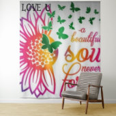 LVE U and FARBE VOLLSTÄNDIGE DISIGN INTapestry Wandteppich (Beispiel)