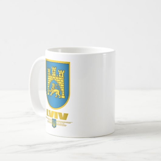 Lviv COA Kaffeetasse (Vorderseite Links)