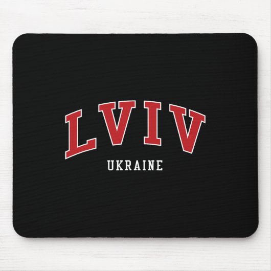 Lviv Ukraine Hochschule Universitätsstil Mousepad (Vorne)