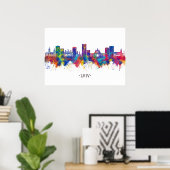 Lviv Ukraine Skyline Poster (Heimbüro)