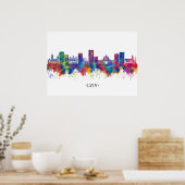 Lviv Ukraine Skyline Poster (Küche)
