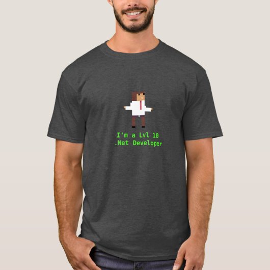LVL 10 dotNet Developer (Large) T-Shirt (Vorderseite)