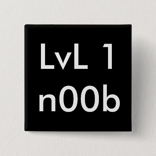 LVL 1n00b Button (Vorderseite)