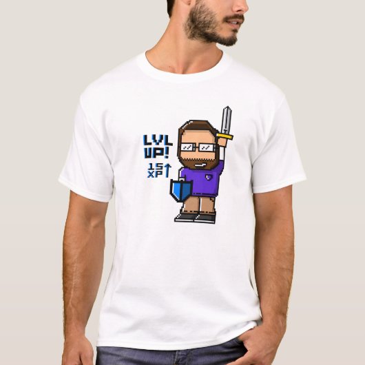 LVL OBEN! T-Shirt (Vorderseite)