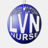 LVN BLAUE BALL CHRISTMAS ORNAMENT NURGE (Links)