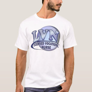 LVN Fun Blue Logo-LIZENZIERTE BERUFLICHE KRANKHEIT T-Shirt