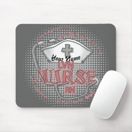 LVN Nurse Axiom Mouse Pad Mousepad (Mit Mouse)