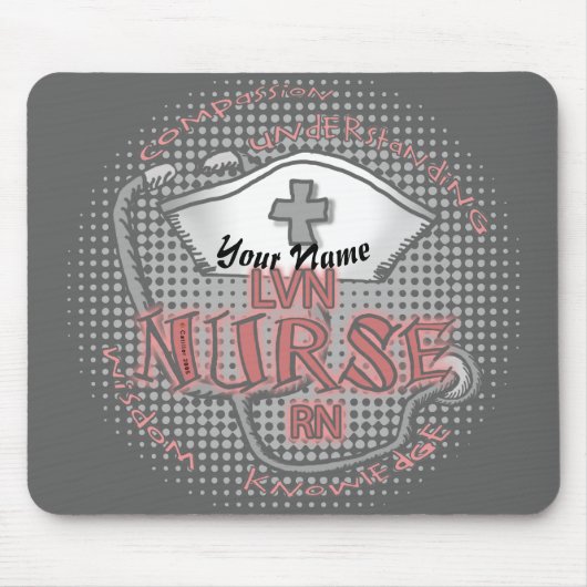 LVN Nurse Axiom Mouse Pad Mousepad (Vorne)