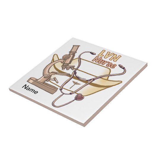 LVN Nurse Collage custom Nurse tile Fliese (Seite)