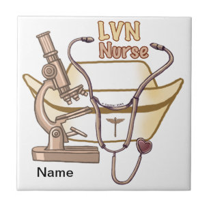 LVN Nurse Collage Fliese