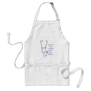 LVN Nurse custom name apron Schürze