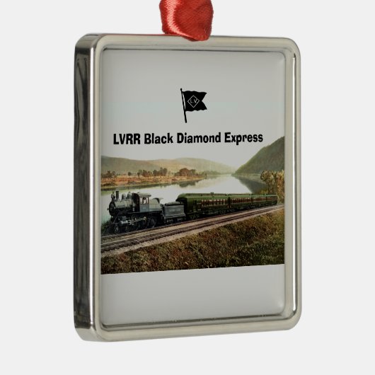 LVRR Black Diamond Express Ornament Aus Metall (Rechts)