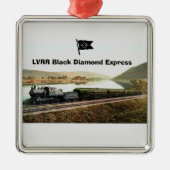 LVRR Black Diamond Express Ornament Aus Metall (Vorne)