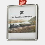 LVRR Black Diamond Express Ornament Aus Metall (Links)
