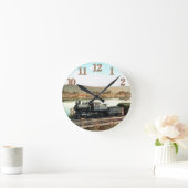 LVRR Black Diamond Express Runde Wanduhr (Zuhause)