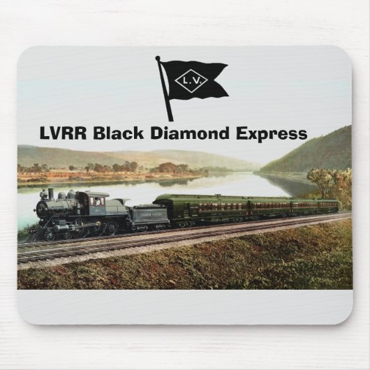 LVRR schwarzer Diamant ausdrücklich Mousepad (Vorne)