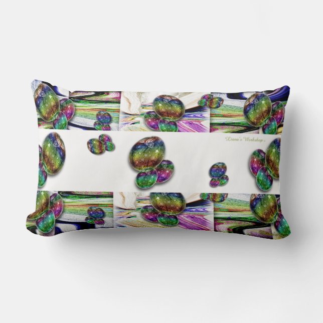 LW Osterei-Kissen Lendenkissen (Vorderseite)