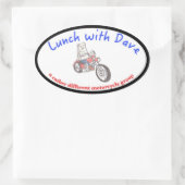 LwD Oval Aufkleber (Tasche)