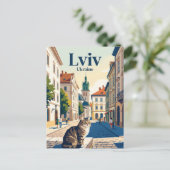 Lwiw Ukraine Postkarte (Stehend Vorderseite)