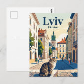 Lwiw Ukraine Postkarte (Vorne/Hinten)