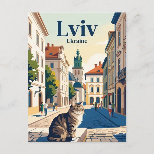 Lwiw Ukraine Postkarte (Vorderseite)