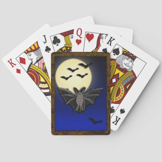 LWood Bat Bicycle Playing Cards Spielkarten (Rückseite)