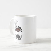 Lwood Spinne Halloween Kaffeetasse (Vorderseite Links)