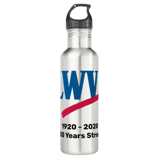 LWV Wasserflasche Edelstahlflasche (Vorderseite)