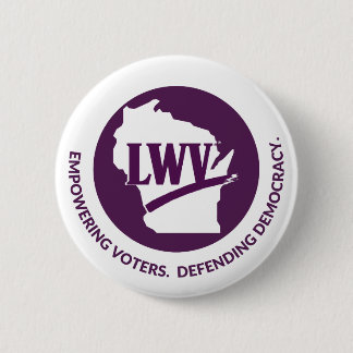 LWV Wisconsin-Logo-Taste - Weißer Hintergrund Button