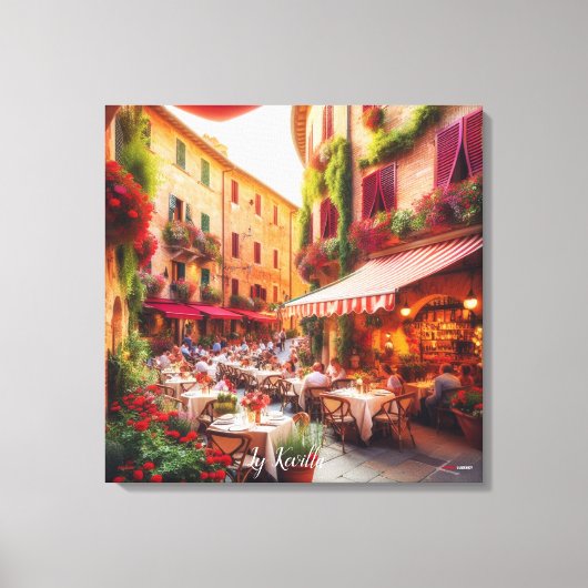 Ly Kevilla (Italian Restaurant Print Series) Leinwanddruck (Vorderseite)