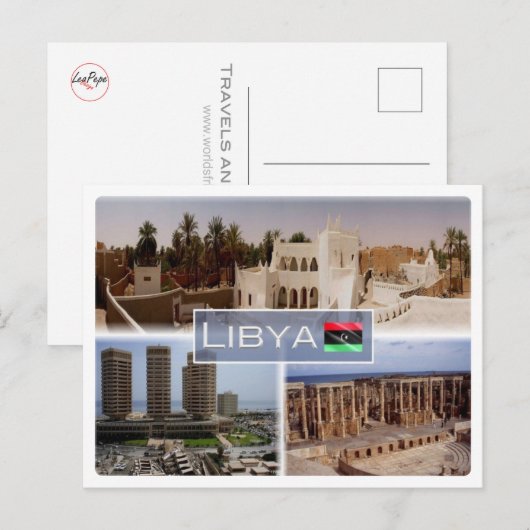 LY Libyen - Postkarte (Vorne/Hinten)