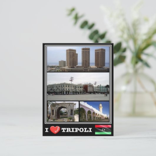 LY Libyen - Tripolis - Postkarte (Stehend Vorderseite)