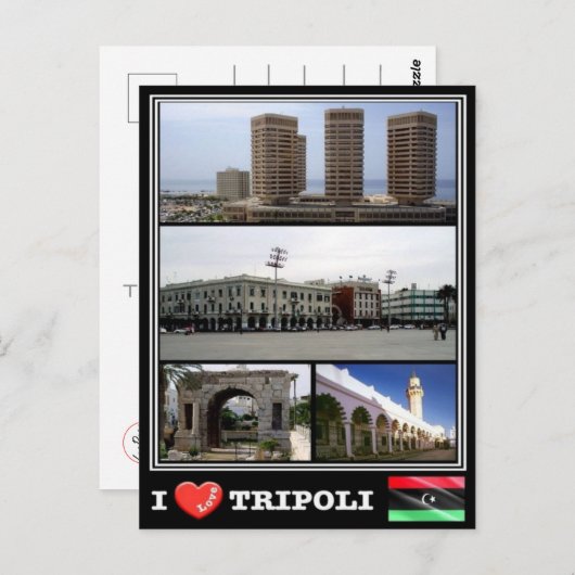 LY Libyen - Tripolis - Postkarte (Vorne/Hinten)