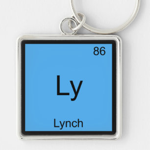 Ly - Lynch Funny Chemistry Element Symbol T - Shir Schlüsselanhänger